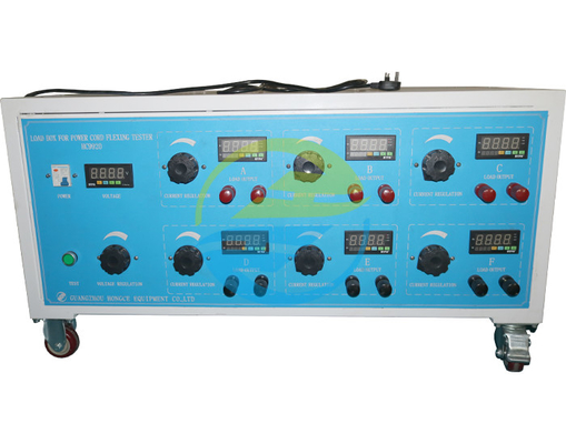 Giá tốt 6 trạm Load Box For Power Cord Flexing Tester với thiết bị thử nghiệm cáp trực tuyến