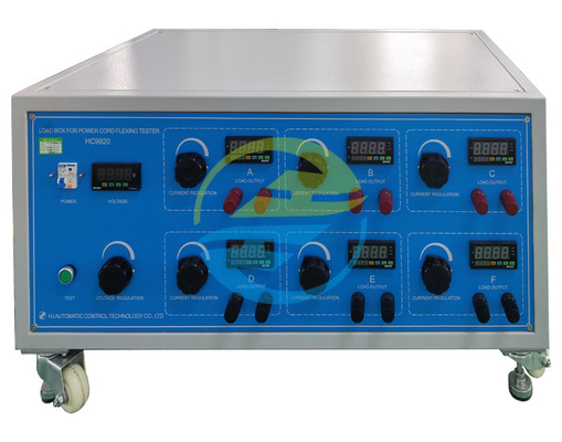 Máy uốn cong dây cáp điện Power Load Box 0-40A Intelligent Load Test Sáu trạm Cable Fatigue Detection Equipment