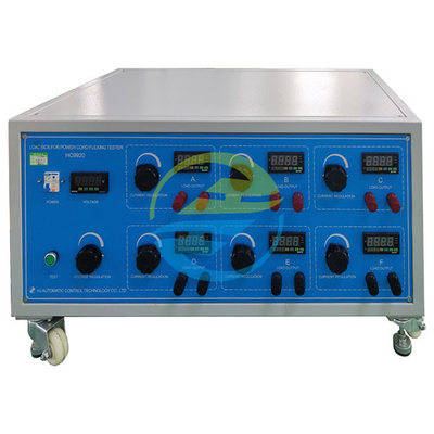 Giá tốt Máy cong dây điện Hệ thống tải 6-Trạm Thiết bị thử nghiệm cáp 0-40A Độ chính xác Ammeter dòng điều chỉnh ± 1% trực tuyến
