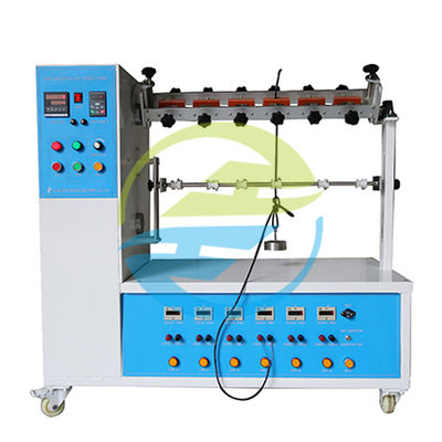 Máy kiểm tra sức kéo 6 trạm dây điện cong thử nghiệm tiêu chuẩn IEC884-1