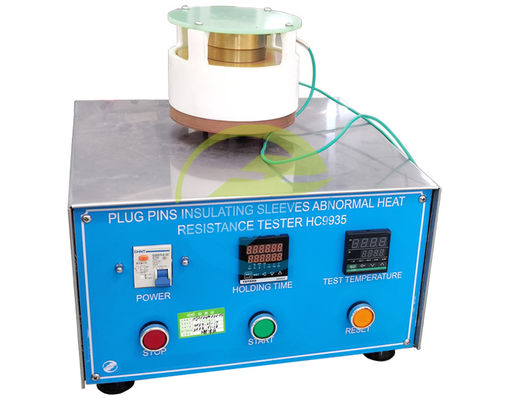 Giá tốt Thiết bị kiểm tra ổ cắm phích cắm tuân thủ tiêu chuẩn IEC60884 với nút đồng thau 20mm và khoảng cách 7 ± 0.5mm để kiểm tra ống cách điện trực tuyến