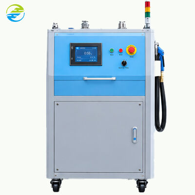 Chất lượng Thiết bị nạp gas lạnh dung tích lớn, sản xuất bơm nhiệt, phạm vi nạp 0,5-10kg, độ chính xác cao nhà máy