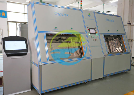 chất lượng Hai buồng 30s / Pc Thiết bị kiểm tra rò rỉ Heli cho bình ngưng và thiết bị bay hơi 1.5 * 10-5 Mbar.L / S nhà máy