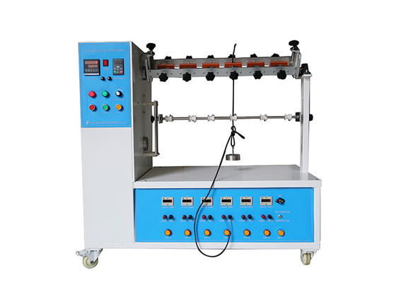 Giá tốt IEC 60884-1 Bộ kiểm tra uốn dây nguồn 10-60 vòng / phút Tốc độ uốn 6 trạm làm việc trực tuyến